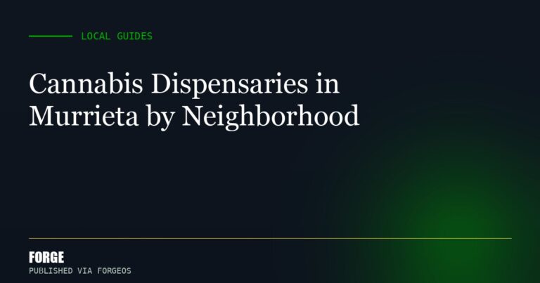 Cannabis Dispensaries in Murrieta by Neighborhood